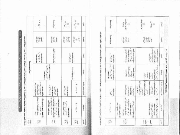 صورة لمخطط كتاب الامتحان الصف الثالث الثانوي عربي شرح للعام 2024-2025